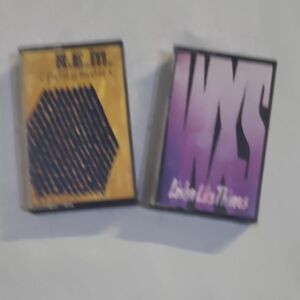 REM Epomymous & INXS Liaten Like Thieves Cassette Tapes